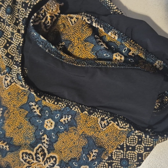 Ulla Johnson Annika Printed Blue Orange Maillot One Piece Swimsuit, $370. - Picture 9 of 12